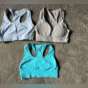 Jockey Seamless Mid impact Racerback Sports Bra Set of 3